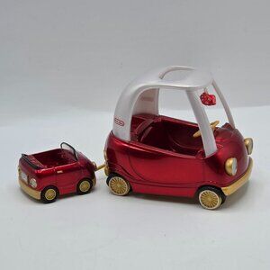 MGA LOL Surprise Dolls & Little Tikes Cozy Chrome Red Coupe Car Set With Detacha